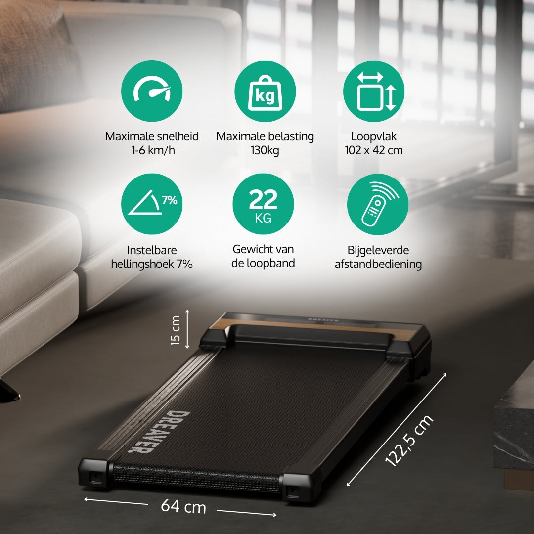 Dreaver X250-P Loopband - Hellingshoek